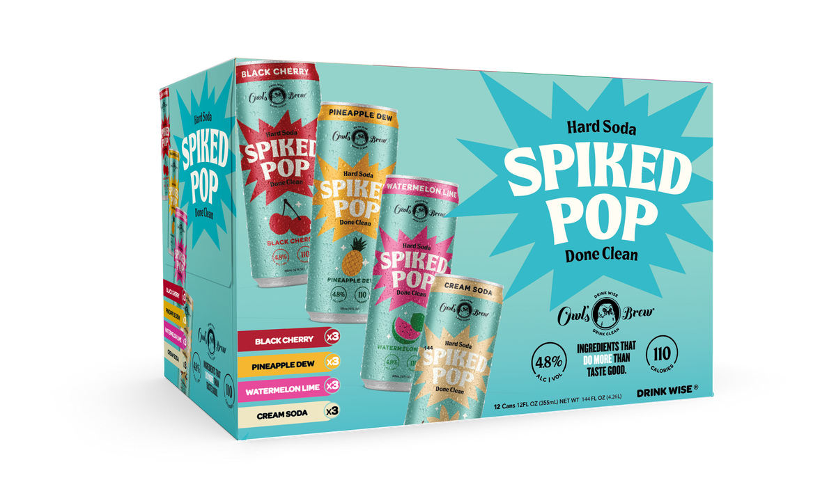 12pk Spiked Pop Variety Pack