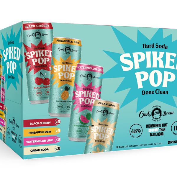 12pk Spiked Pop Variety Pack