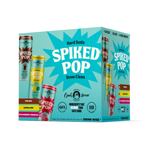 6pk Spiked Pop Variety Pack